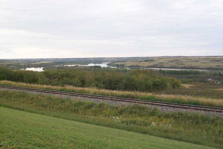 North Saskatchewan River Panorama - Looking NE - 42429